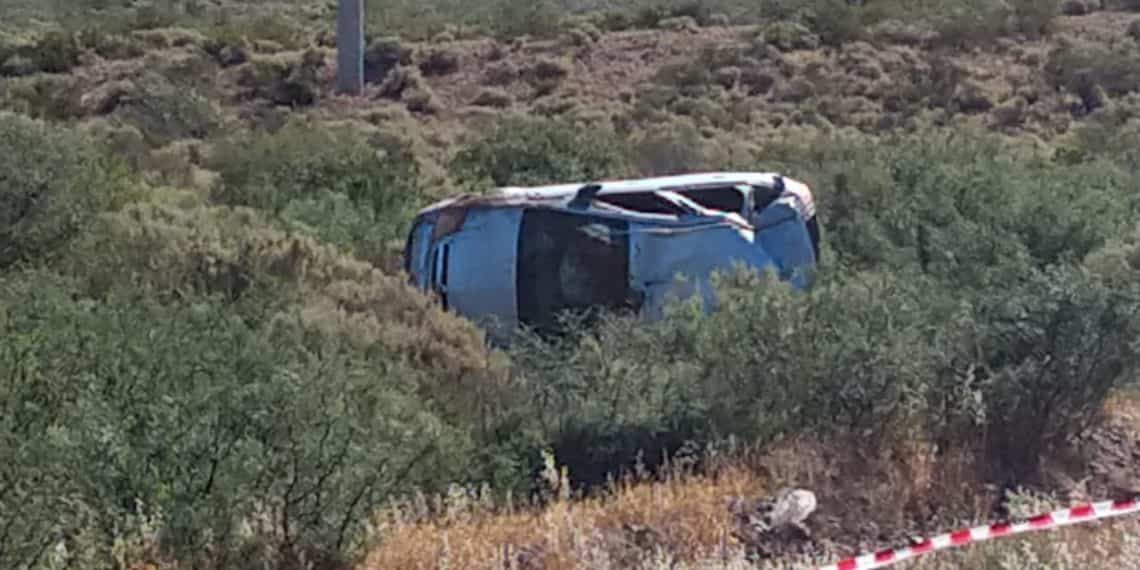 Un muerto tras un vuelco en la Ruta 22 en Challacó cerca de Huincul