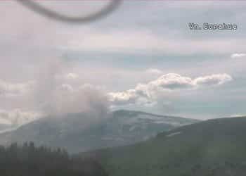 Hubo un “enjambre de sismos” en el volcan Copahue