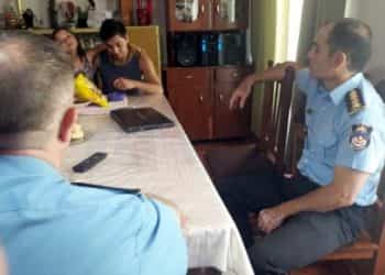 El jefe de policía visitó al oficial Valenzuela, preso por matar a un joven que le robó