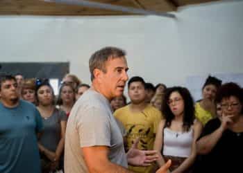 “Crearé la secretaría de seguridad y fortaleceré la policía a nivel local”, dijo Corradi Diez