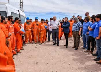 Pereyra y Pichetto en Fortín de Piedra ratificaron la defensa de los trabajadores