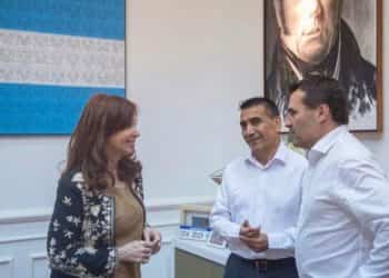 Cristina Fernández recibió a Rioseco y Martínez para darle su apoyo