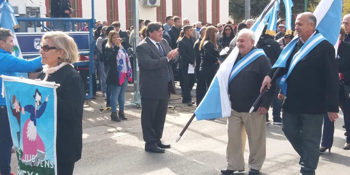 Giannattasio: “Me voy satisfecho” dijo en su último acto aniversario de Plaza Huincul