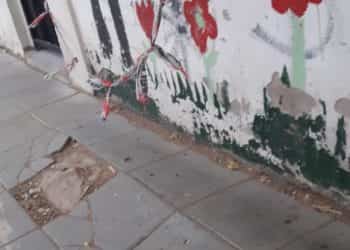 Escuela 152: Padres exigen que reparen el patio