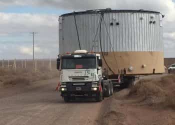 El tanque que salió de Huincul ya llegó a destino