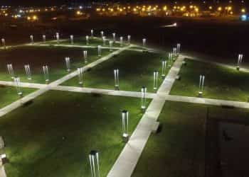 Instalaron luminarias LED en el barrio Altos del Sur de Huincul