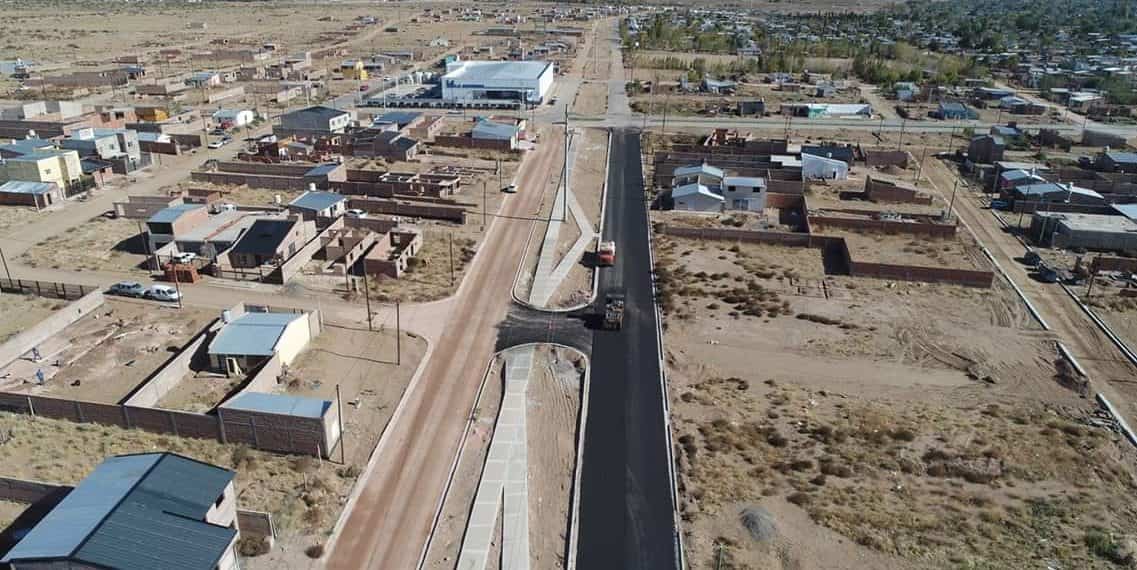 Comenzó el asfaltado de la zona sur de Pueblo Nuevo