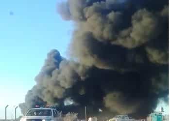 Un incendio en el exbasurero de Añelo causó alarma