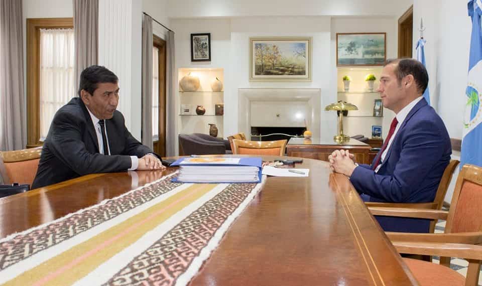 Rioseco se reunió con el gobernador Gutiérrez y hablaron de inseguridad