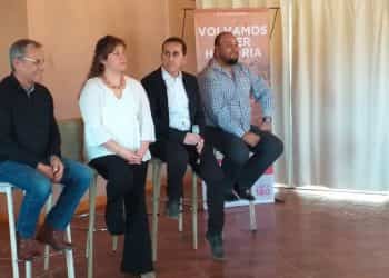 Chandía presentó su proyecto en Huincul con el apoyo de “Pechi” Quiroga