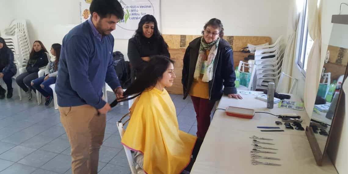 Vecinas de Cutral Co donaron su cabello para niños con cáncer