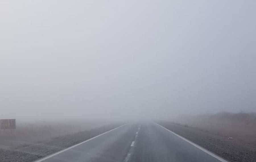 Precaución: en la ruta 22 la niebla reduce mucho la visibilidad