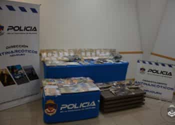 Un kiosco narco en Cutral Co permitió a la policía incautar 156 kilos de droga