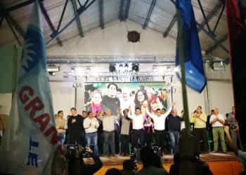 El Frente de Todos realizó en Cutral Co un acto con aire peronista
