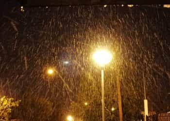 Cutral Co y Plaza Huincul: empezó a nevar