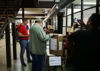 Elecciones 2019: Corradi Diez votó en la EPET 1 y defendió el corte de boleta