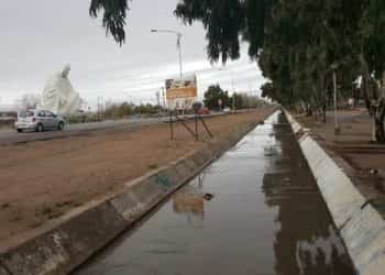 Cutral Co: proyectan obra para contener el anegamiento con las tormentas