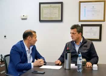 El gobernador Gutiérrez se reunió con Sergio Massa
