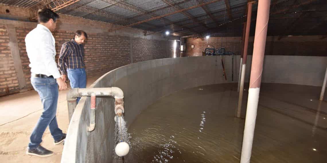 Instalaron la bomba que garantizará presión de agua en Altos del Sur de Huincul