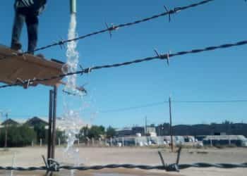Amplían el cargadero de agua potable en el barrio Central de Huincul