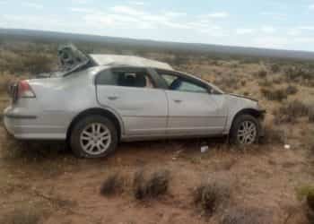 Iba hacia Picún Leufú y volcó en la ruta provincial 17