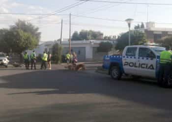 Motociclista terminó herido tras chocar en Eguinoa de Cutral Co