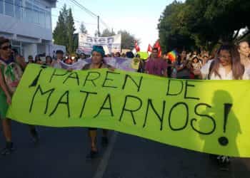 #8M: en Cutral Co marcharon contra la violencia machista