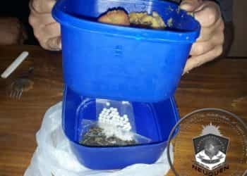 Cutral Co: llevaba a la U 22 estupefacientes en un recipiente con comida