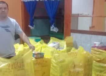 Al barrio Pampa de Cutral Co llegó una donación de 300 pares de zapatos