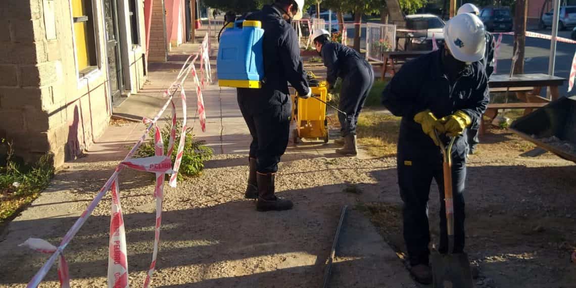 Cutral Co activó las obras de agua en el Centro
