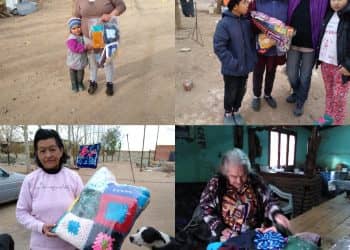 Red Solidaria: Entregan frazadas de confección solidaria