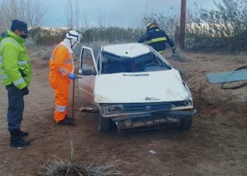 Huincul: Vuelco en Zona de Chacras