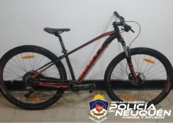 Recuperaron una costosa bicicleta robada en Cutral Co