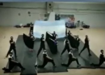 En el día de la Independencia el ballet folklórico de Cutral Co bailó el Pericón