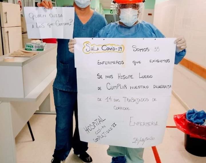 Enfermeros del hospital Cutral Co exigen ser hisopados