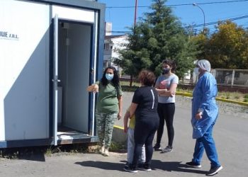 Coronavirus: los tráilers del hospital ya tienen a pacientes internados de Cutral Co