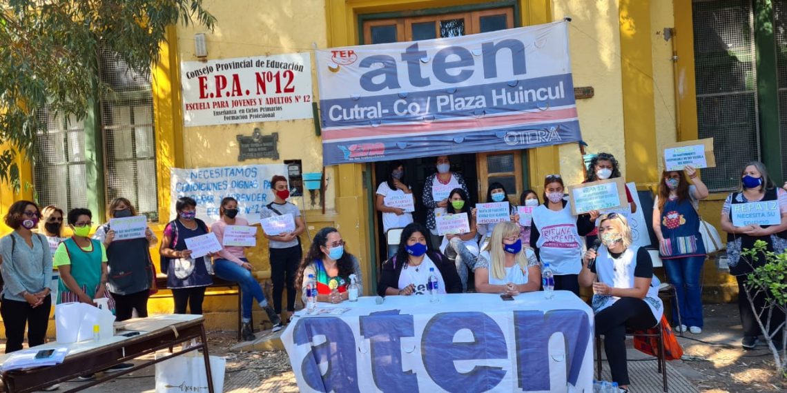 ATEN Cutral Co asegura que “más de 300 escuelas están en situación crítica”