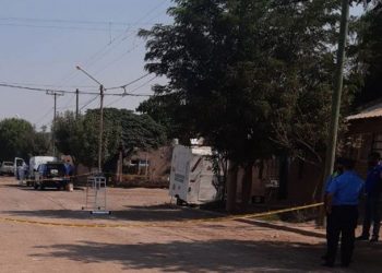 Escena del crimen- Gentileza Radio Municipal
