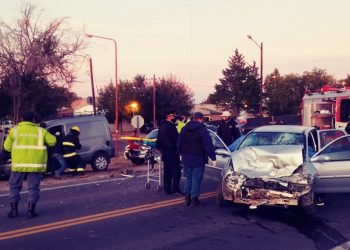 Cutral Co: Cuatro heridos en un fuerte choque en ruta 22 y Santa Isabel