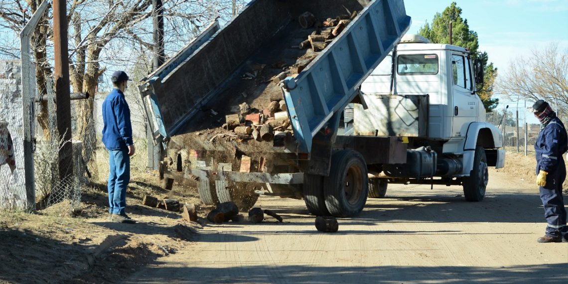 El operativo de leña ya empezó en Cutral Co