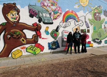 El jardín 5 de Cutral Co cumplió 50 años y lo festejó con un mural