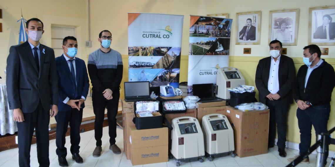 Cutral Co: municipio entregó insumos y concentradores de oxígeno al hospital