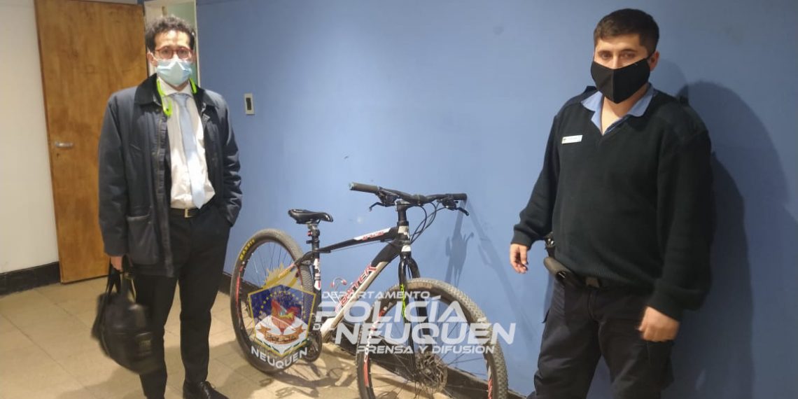 Recuperaron una bicicleta robada en Cutral Co
