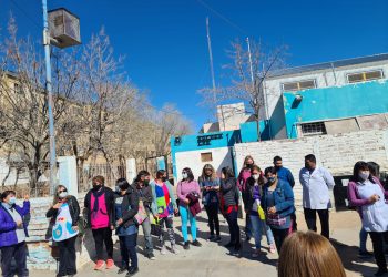 En la escuela 63 de Cutral Co hicieron una visibilización de los problemas edilicios
