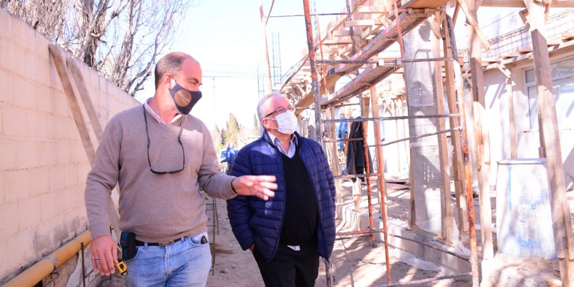 Sigue en marcha la obra de ampliación en la UTN de Plaza Huincul
