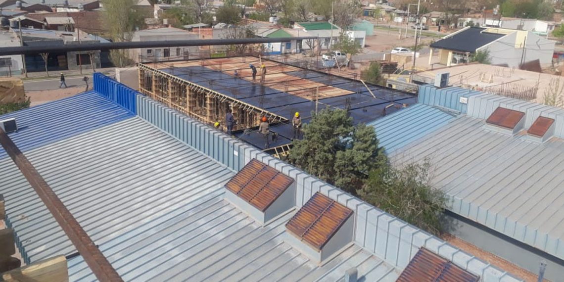 Avanza la obra del hospital de Rincón de los Sauces