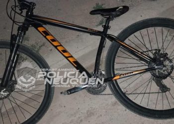 Cutral Co: robó una bicicleta y lo atraparon a unas cuadras