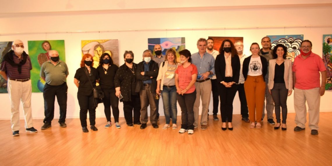 Inauguraron la muestra “Arte más Arte” en Plaza Huincul