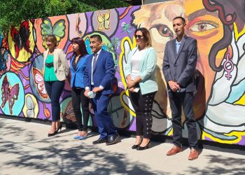 Inauguraron el Mural “La mujer que quiero ser” en Cutral Co