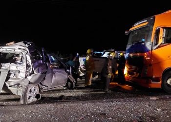 Choque múltiple a pocos kilómetros de Arroyito deja varios heridos